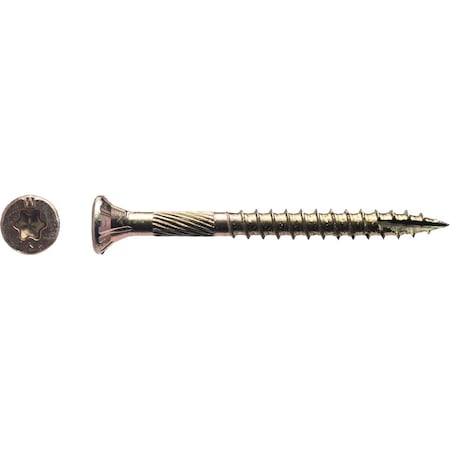 Big Timber No. 9 x 2 In. Yellow Zinc Wood Screw, 3000PK YTX92